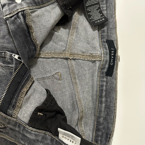 J Brand Women's Straight Leg Jeans in Charcoal - Picture 3 of 4